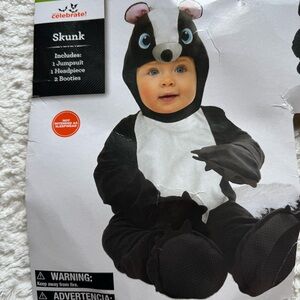 Way To Celebrate Baby Skunk Halloween Costume 12 18 months Unisex Boy Girl